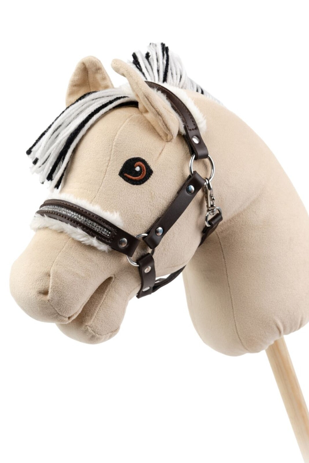 My Hobby Horse Halfter mit Plüsch und Steinen