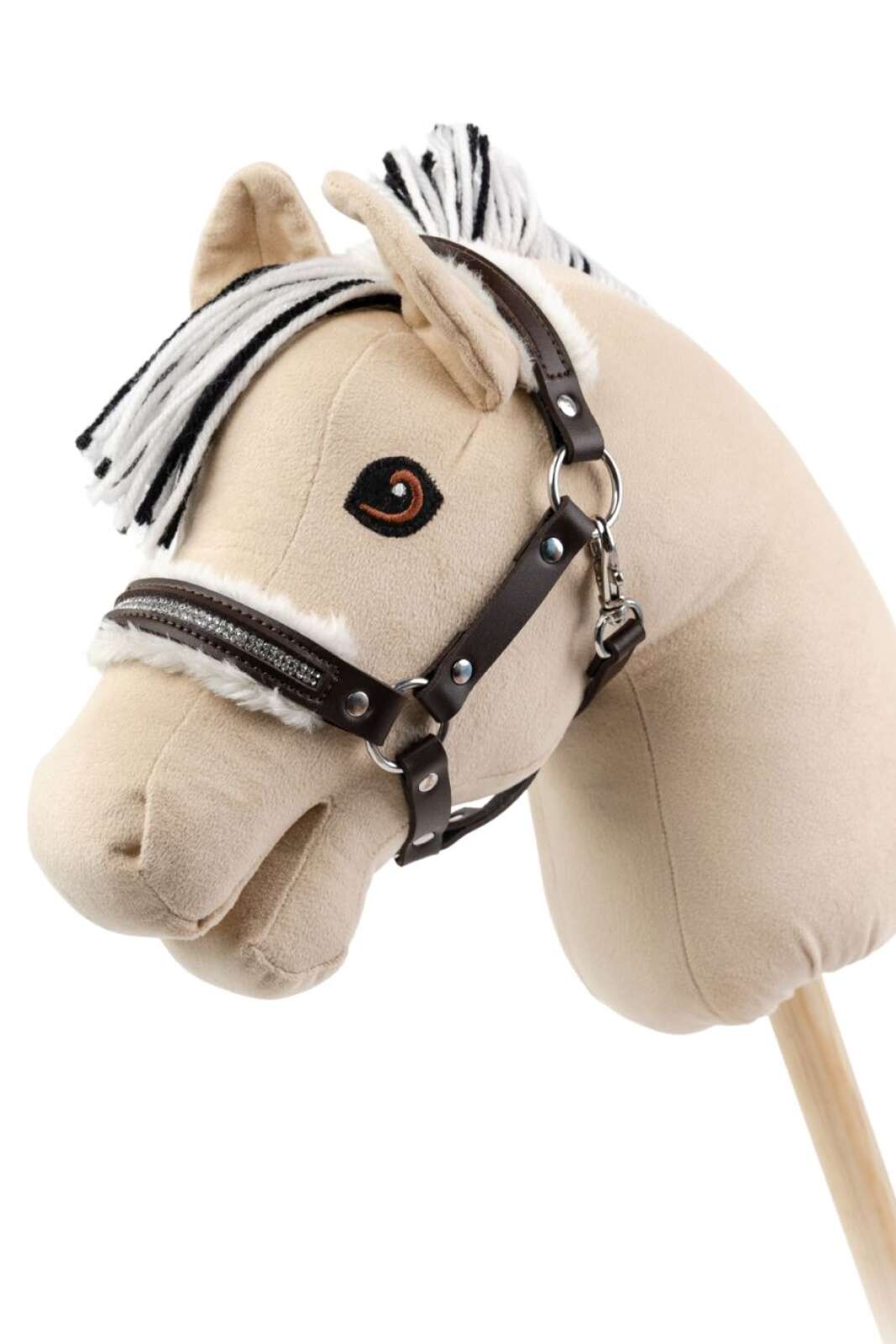 My Hobby Horse Halfter mit Plüsch und Steinen