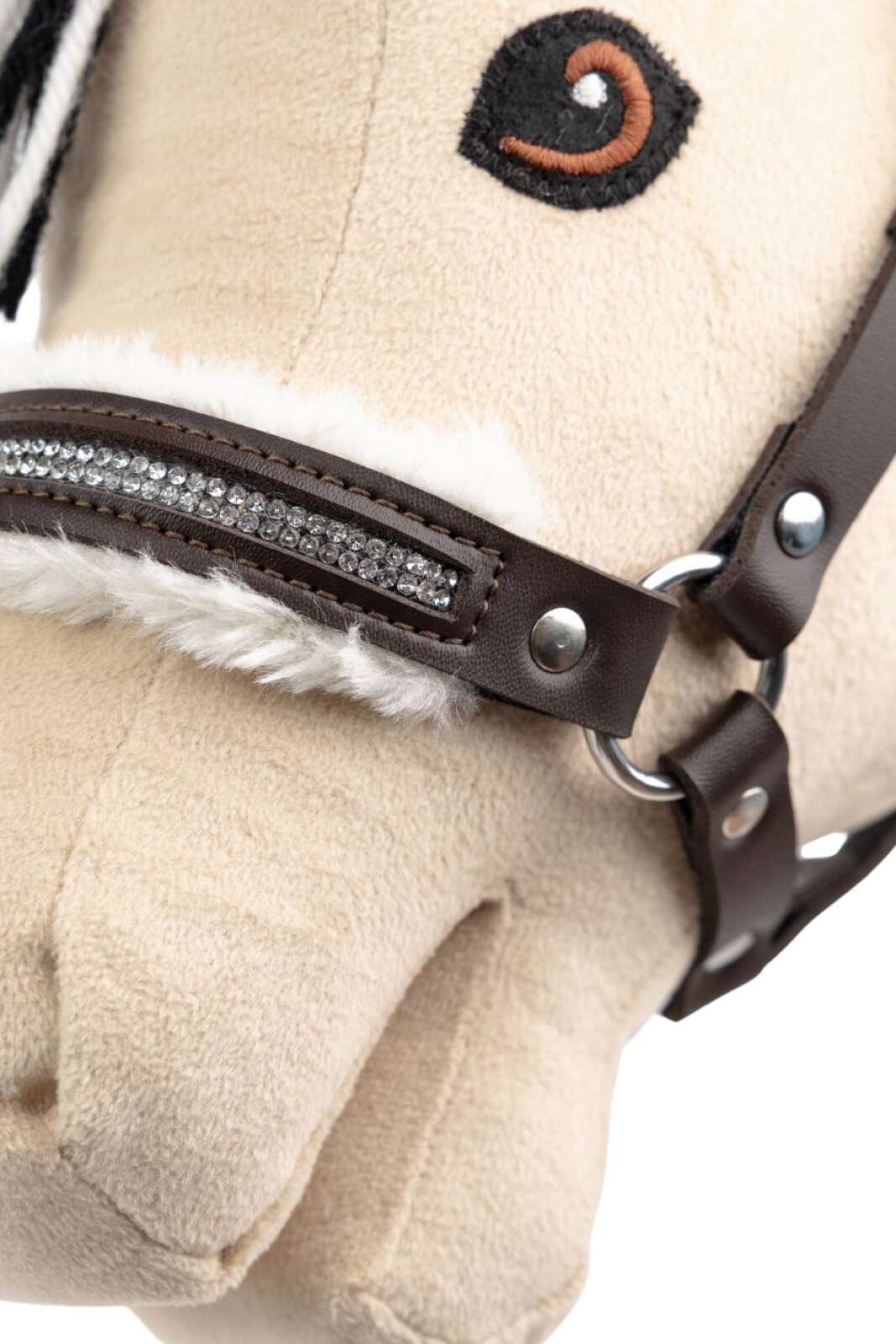 My Hobby Horse Halfter mit Plüsch und Steinen