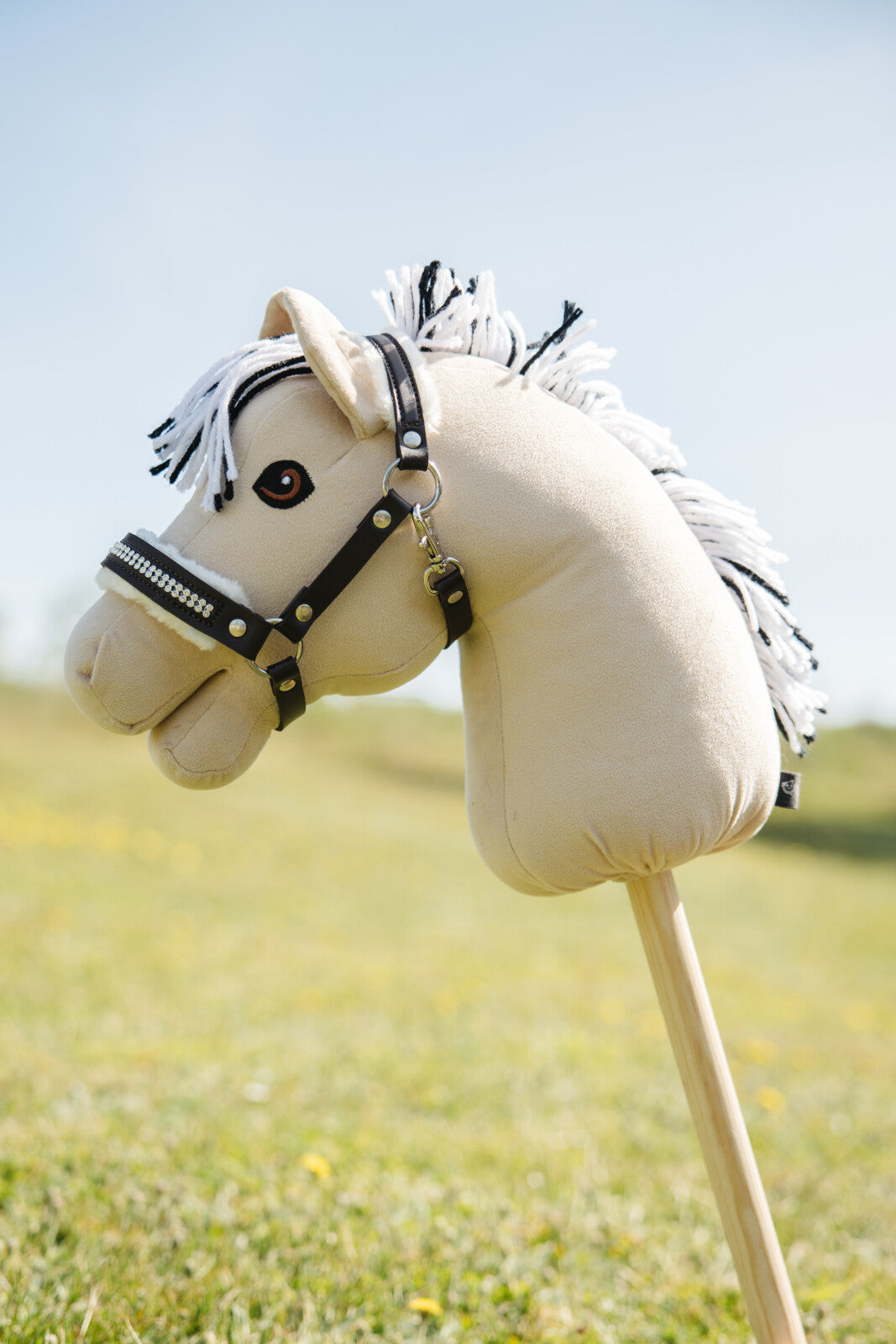 My Hobby Horse Halfter mit Plüsch und Steinen