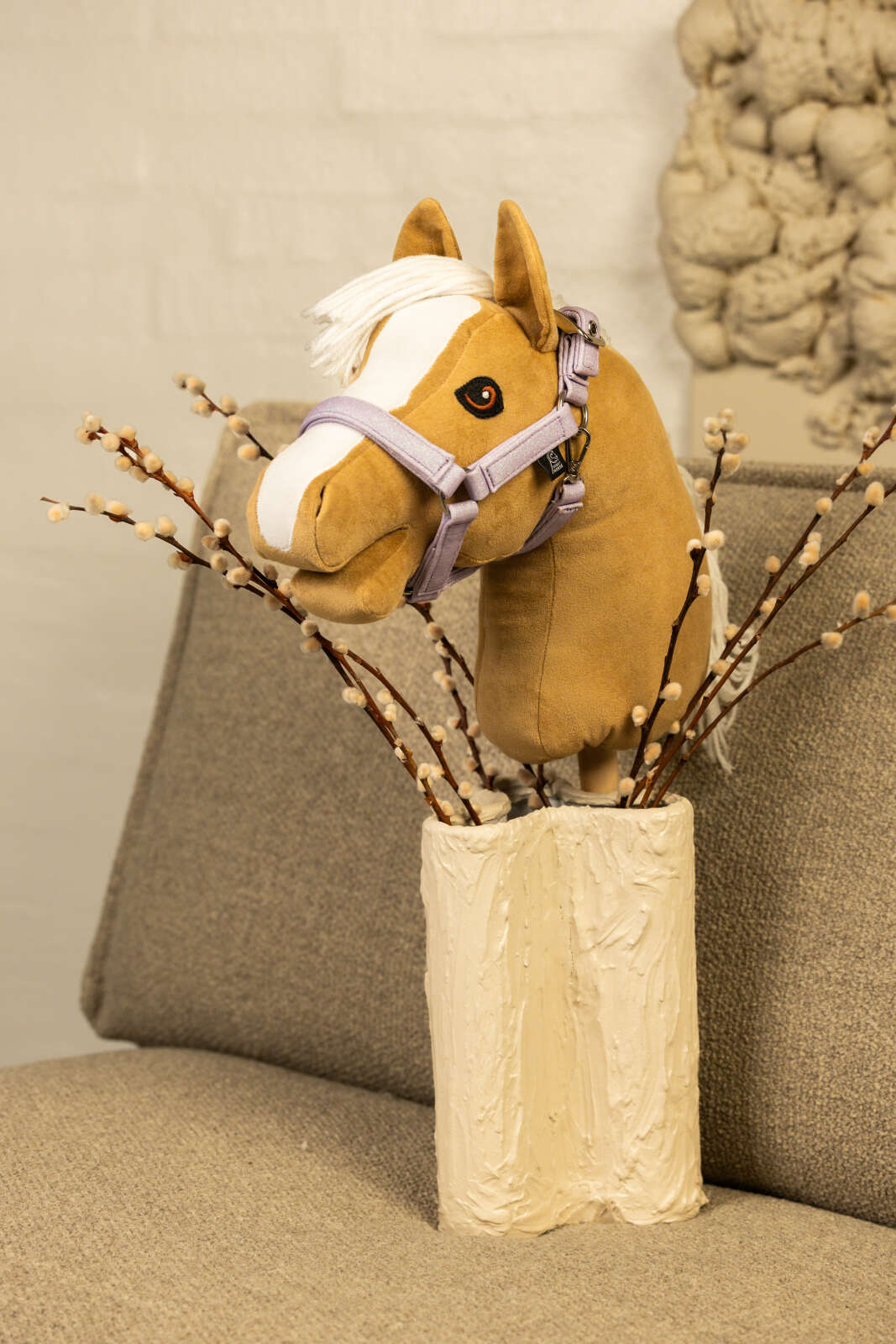My Hobby Horse halter, lavender glitter