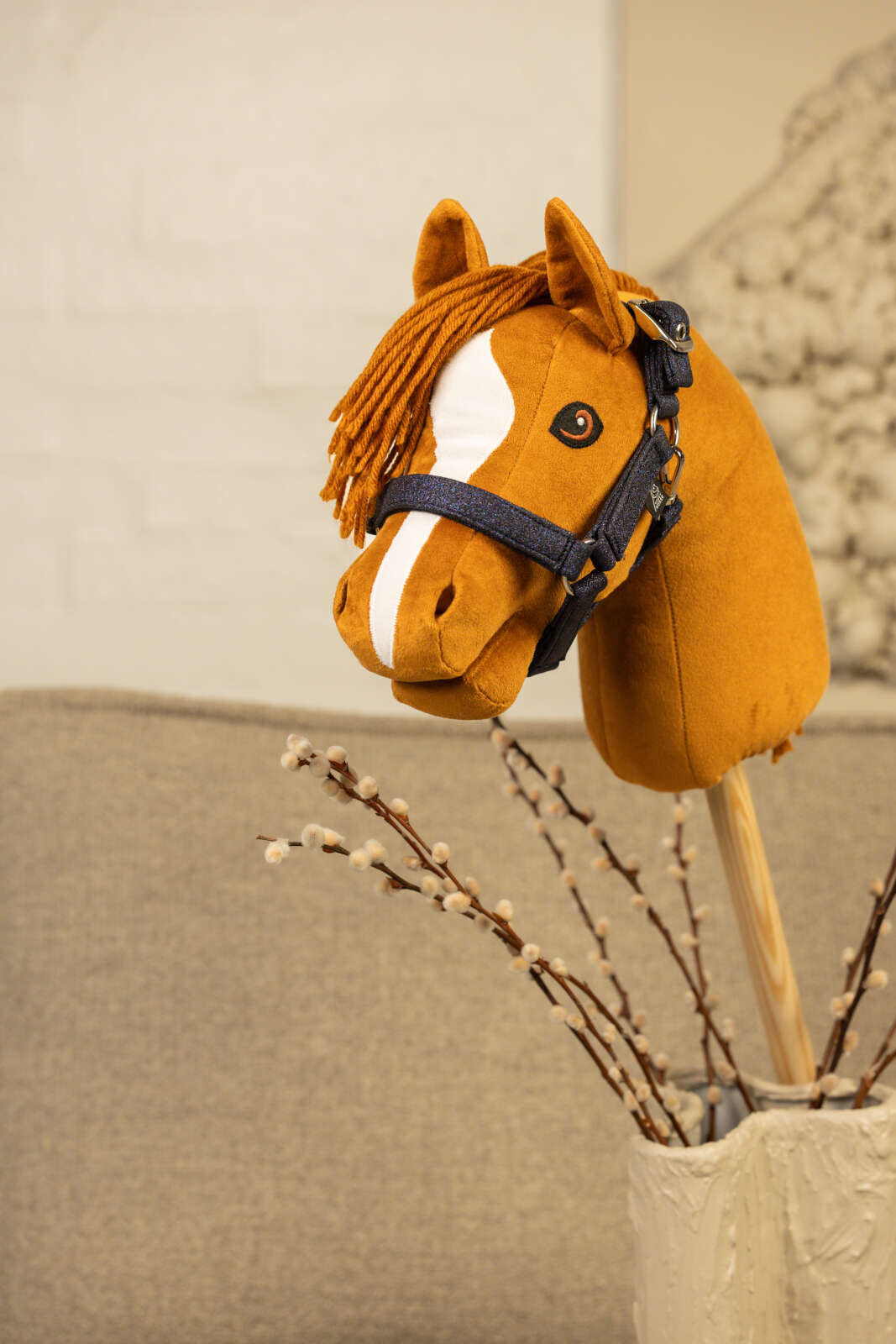 My Hobby Horse Halter, navy glitter