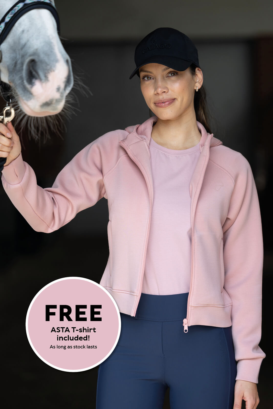 Catago Amara hoodie & Asta t-shirt – sæt