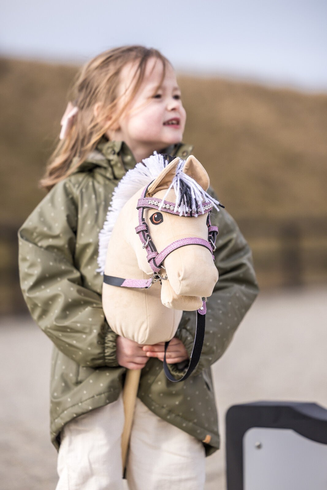 My Hobby Horse Bridle, pink glitter - Unamari