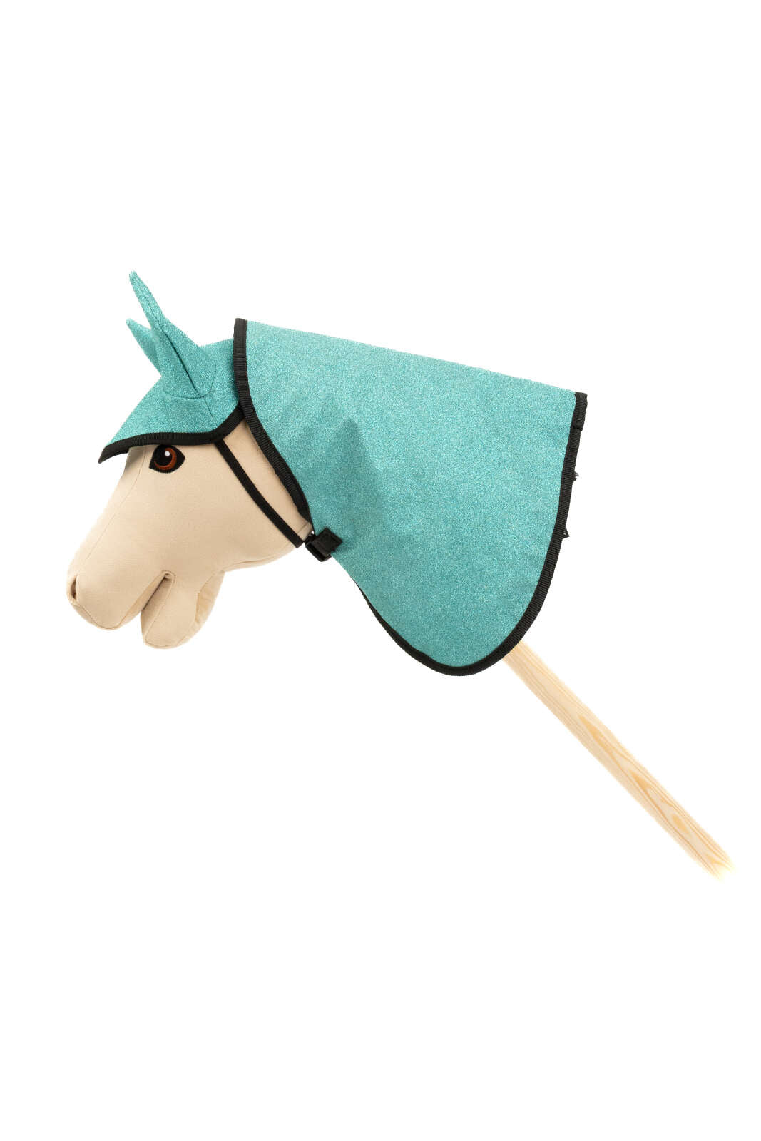 My Hobby Horse Täcke & Huva, blå glitter