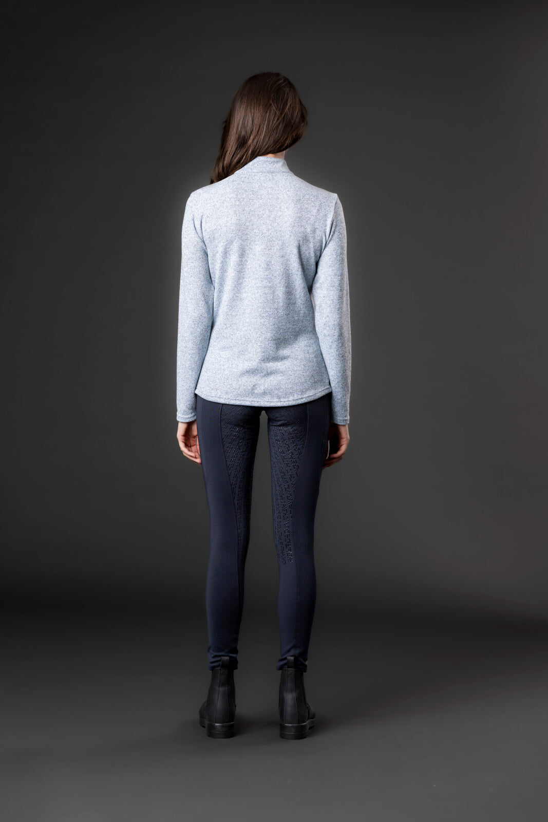 Equipage Stacey half-zip long-sleeved riding shirt