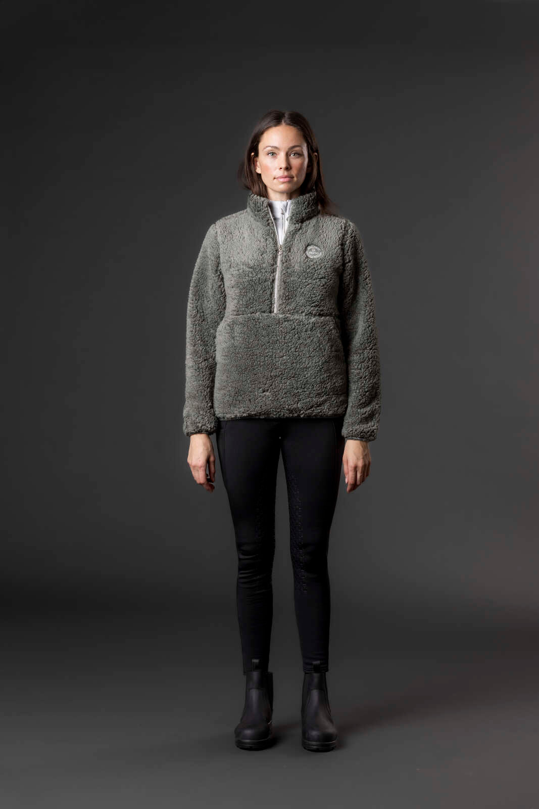 Equipage Joelle Half-zip teddy ridjacka