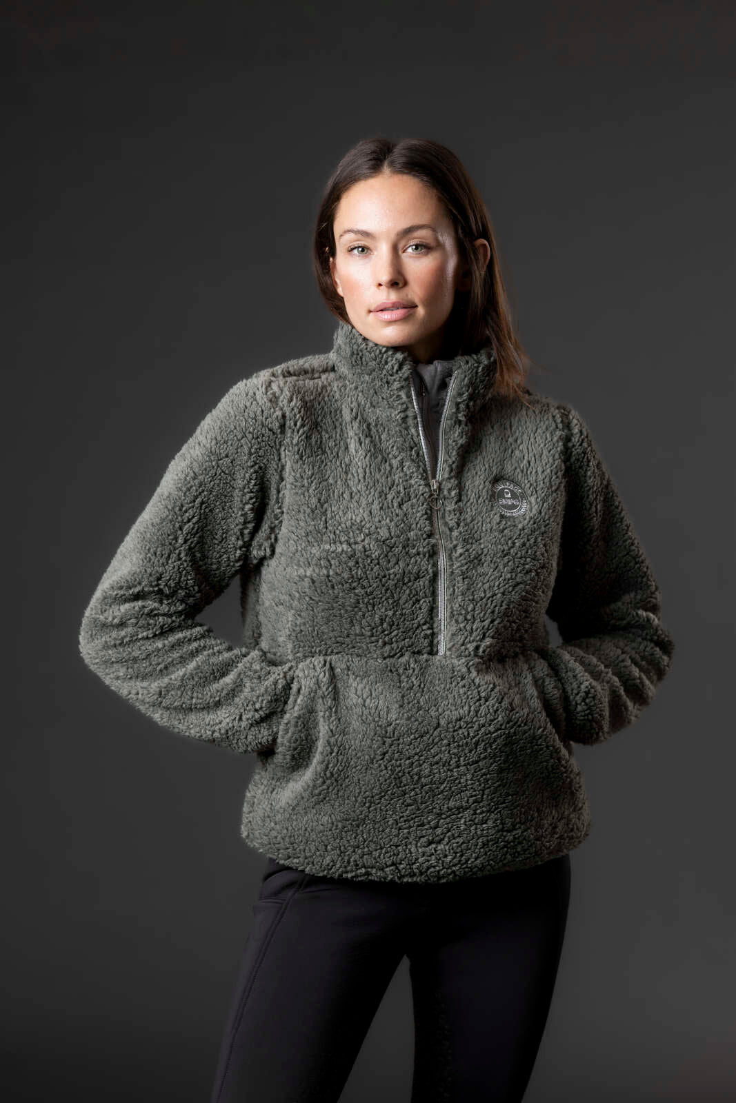 Equipage Joelle Half-zip teddy ridjacka