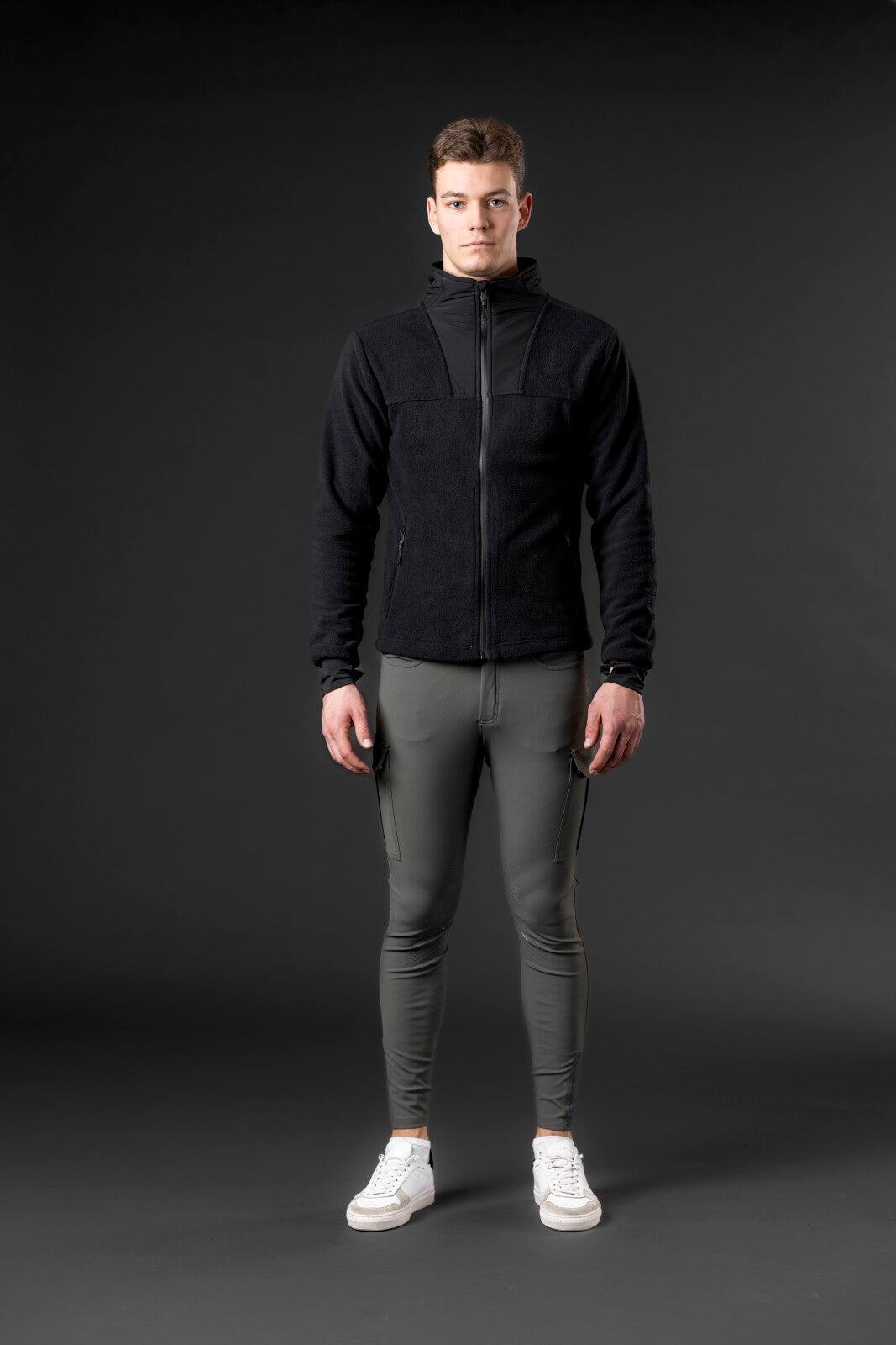 CATAGO MEN Aiden zip polar fleece ridejakke