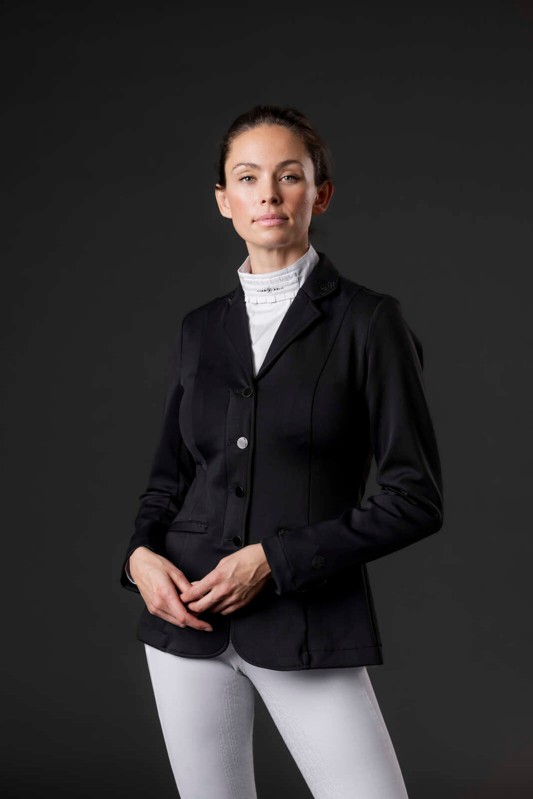 Equipage Monroe show jacket with rhinestone details