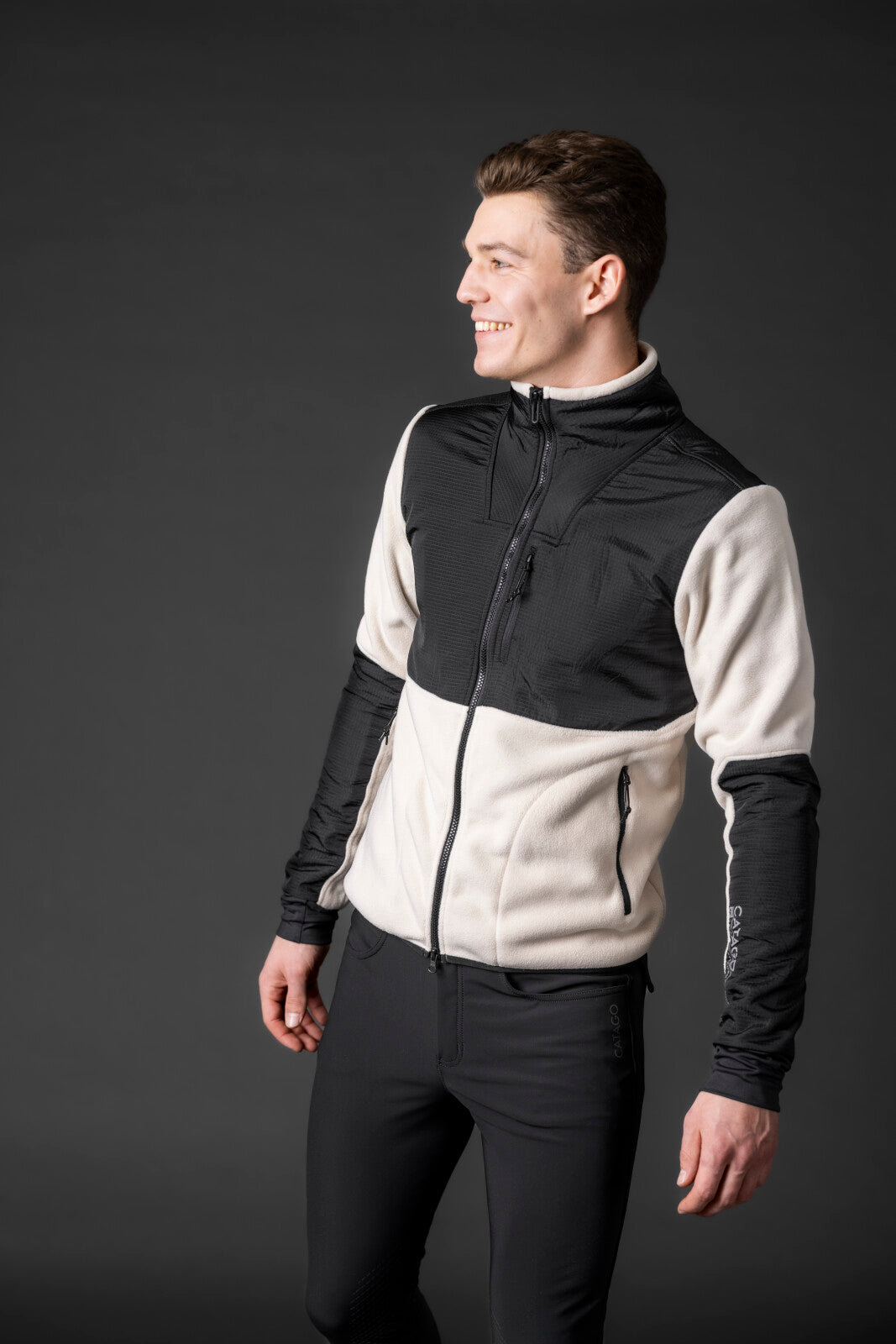 CATAGO MEN Neil fleece riding jacket