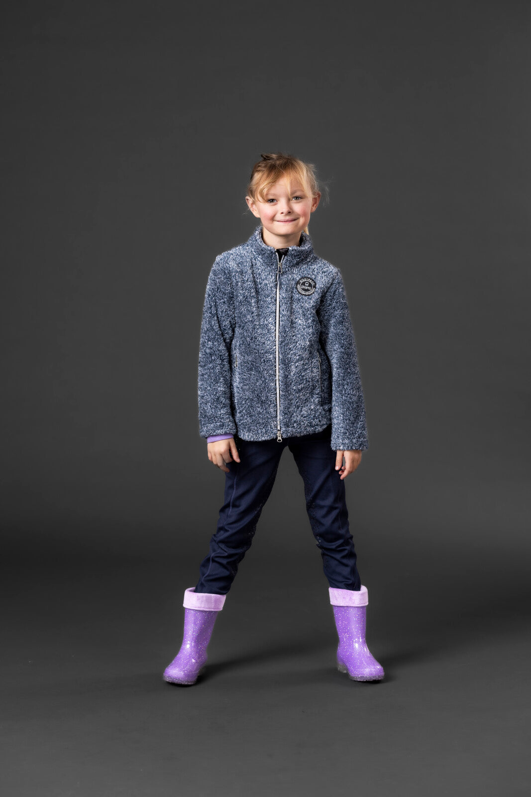 Equipage Miles zip riding jacket for kids