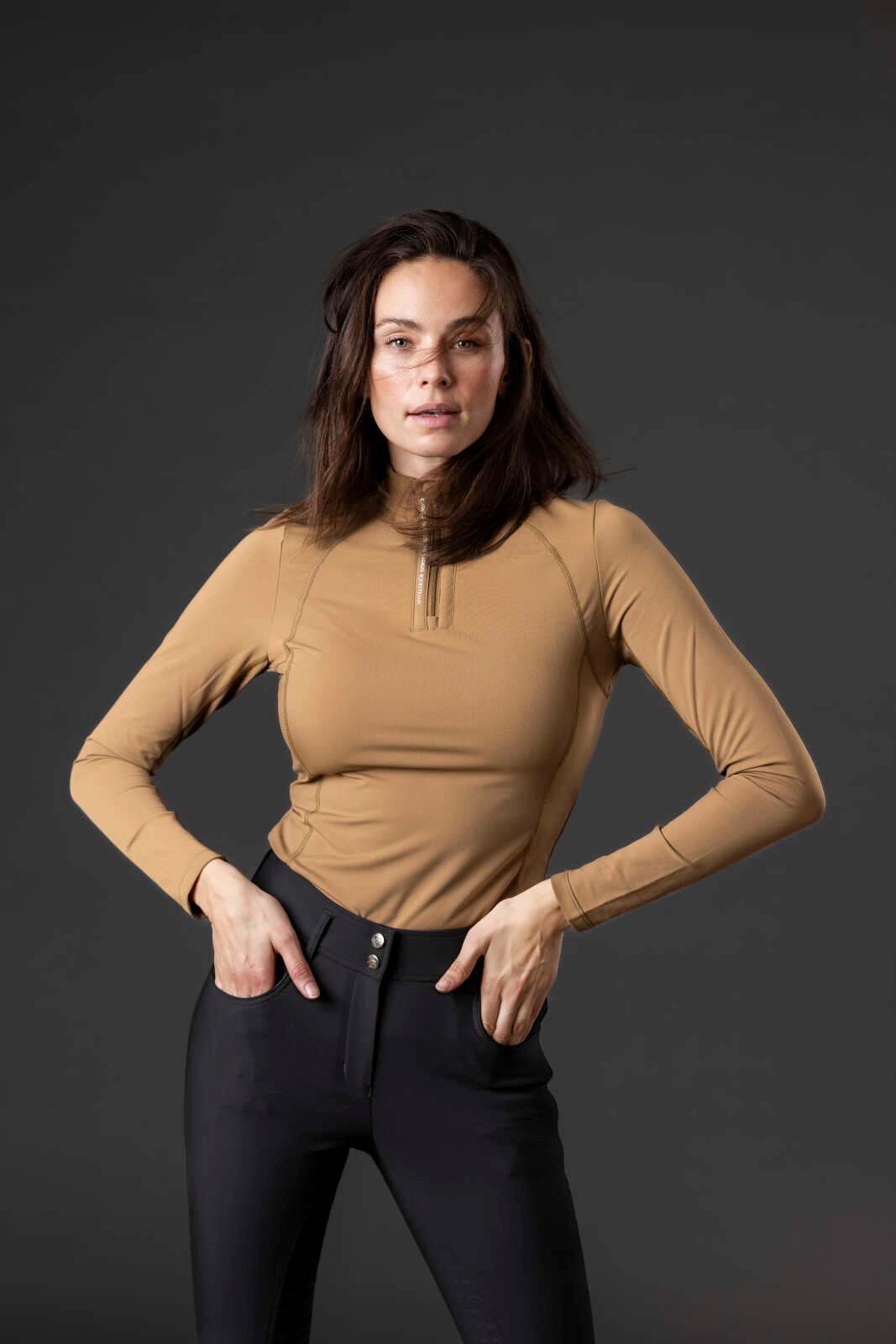 CATAGO Bree half-zip long sleeve ridingshirt