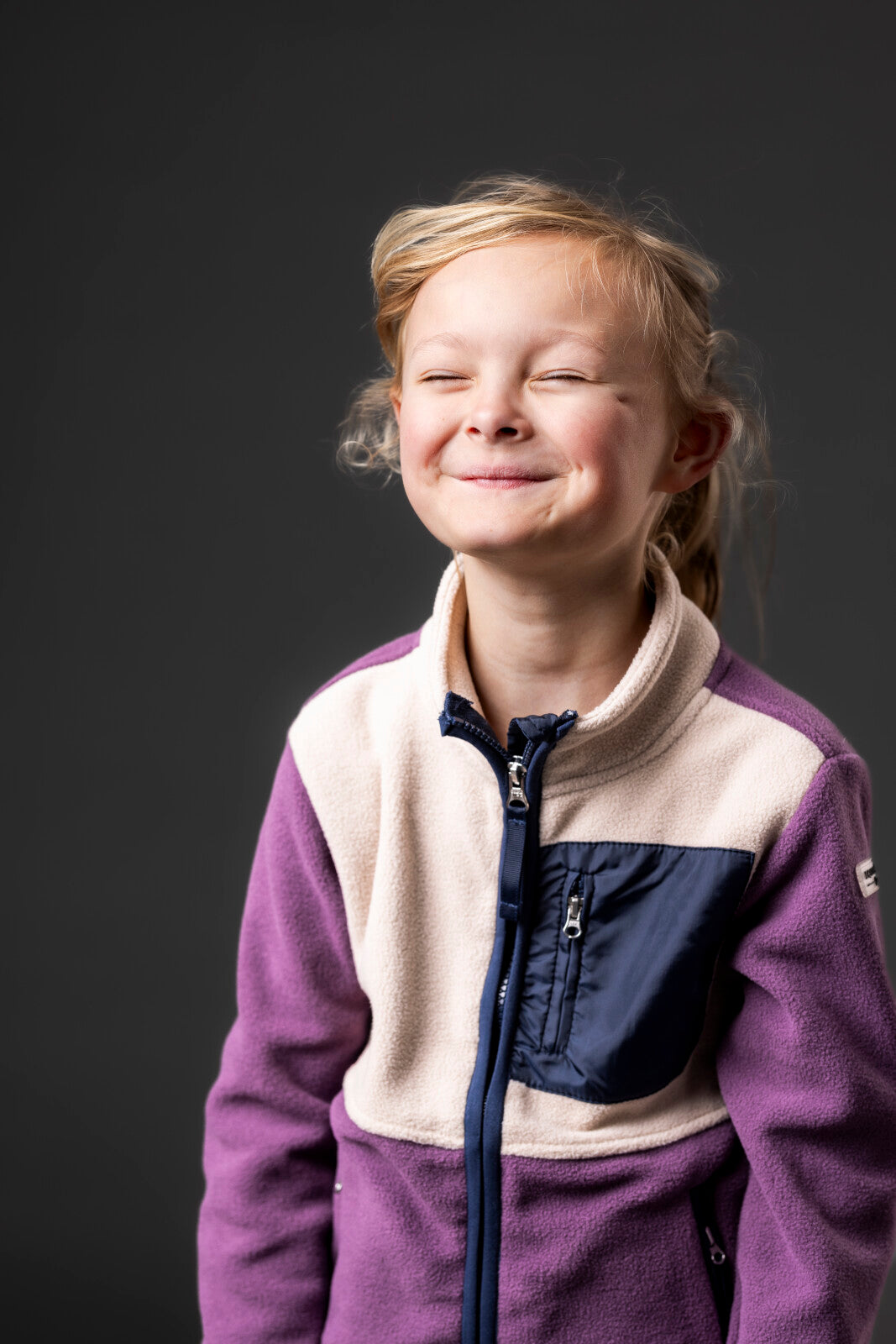 Equipage Minna zip riding fleece jacket for kids