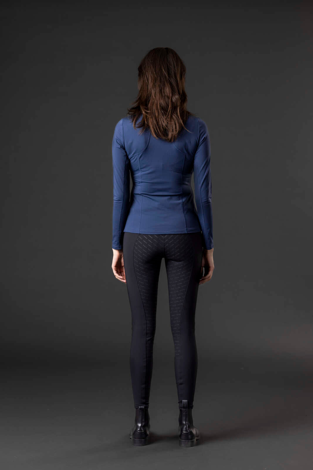 CATAGO Bree langermet rideskjorte med half-zip