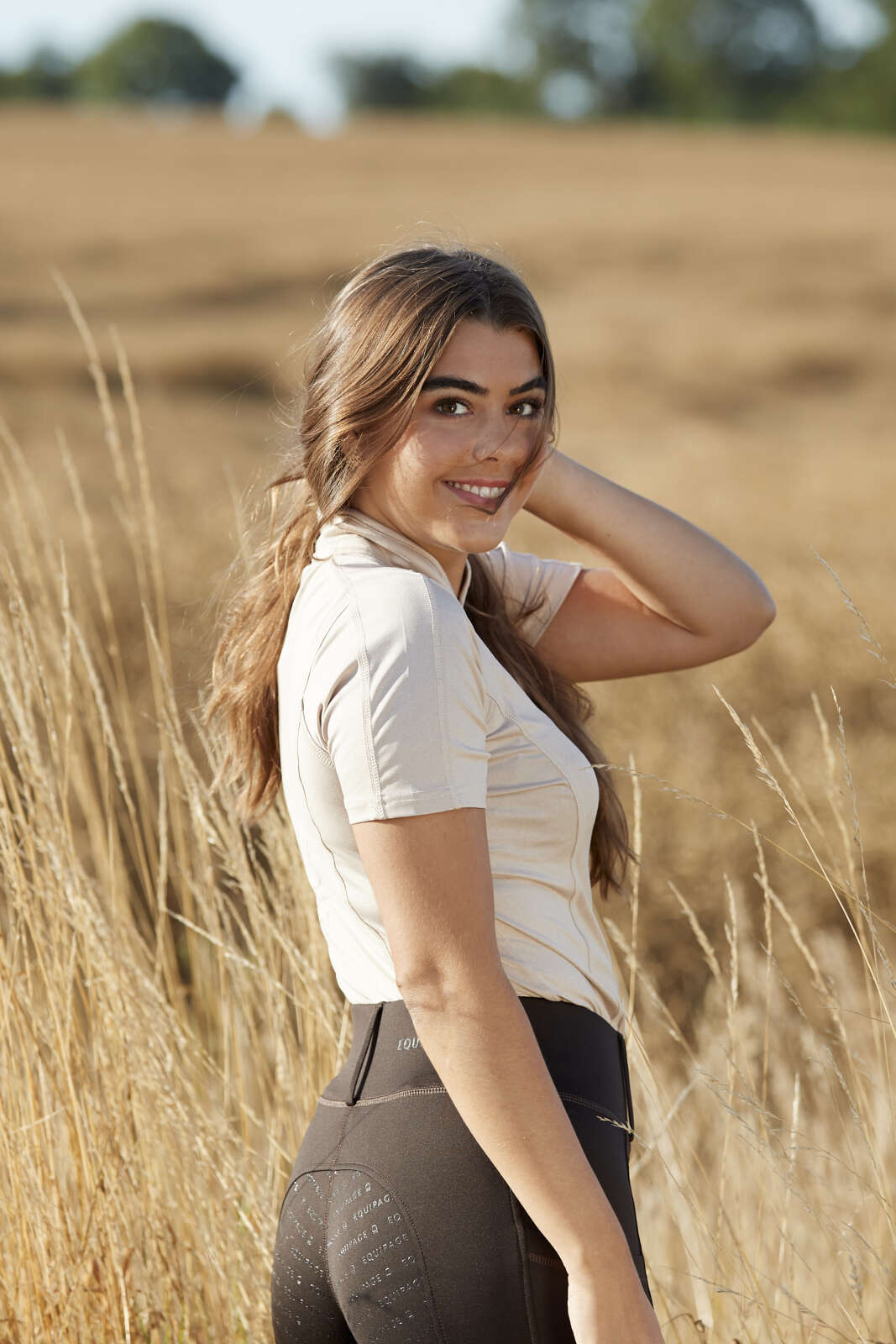 Equipage Awesome kortærmet ridebluse til børn