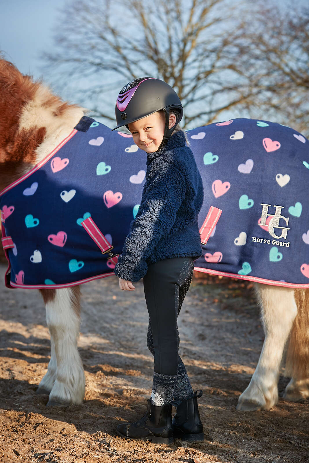 Equipage Joelle half-zip teddy ridejakke til børn