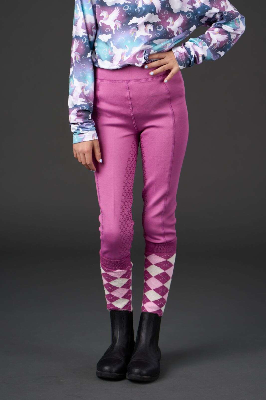 Equipage Sophia vinterridtights för barn, fullgrip