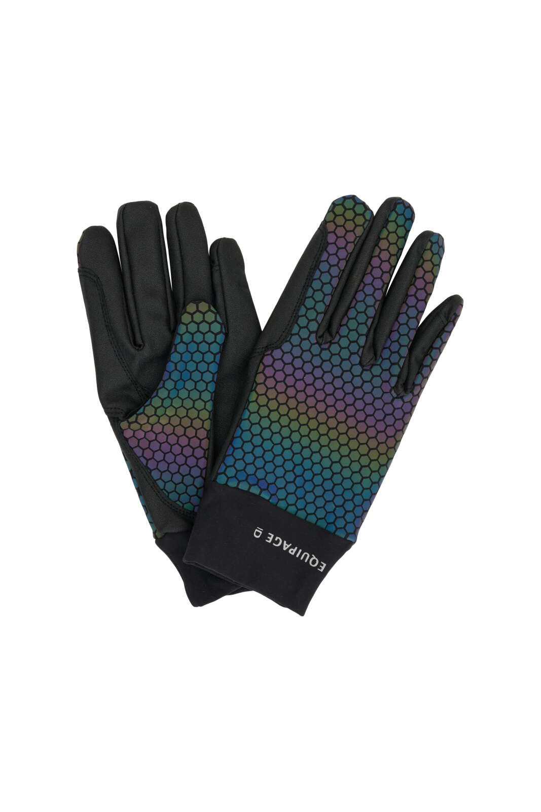 Equipage Saline reflective riding gloves