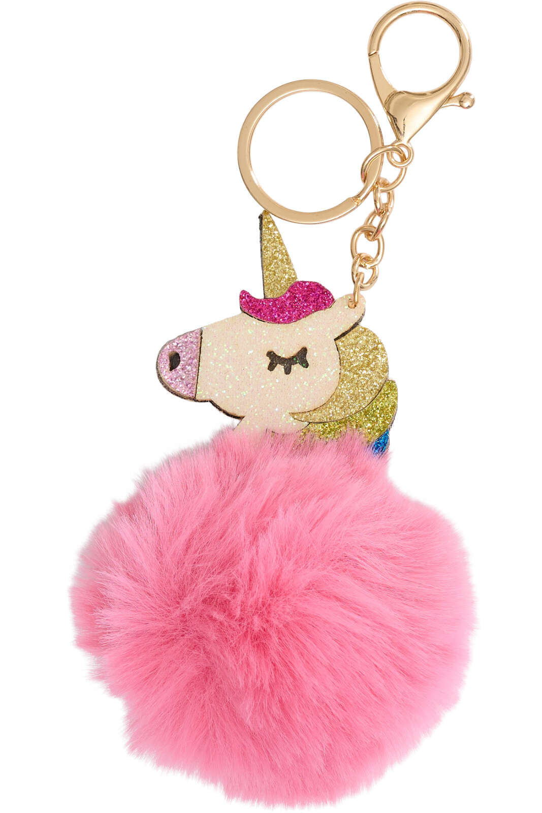 Equipage Unicorn keychain  with fur