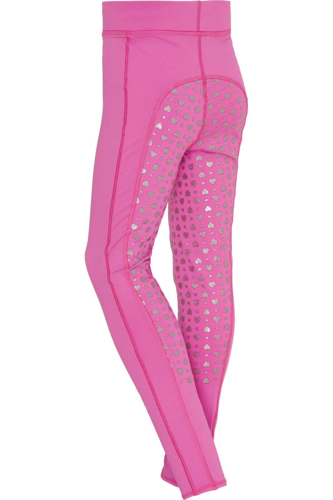 Equipage Molly Heart glitter riding tights with full grip