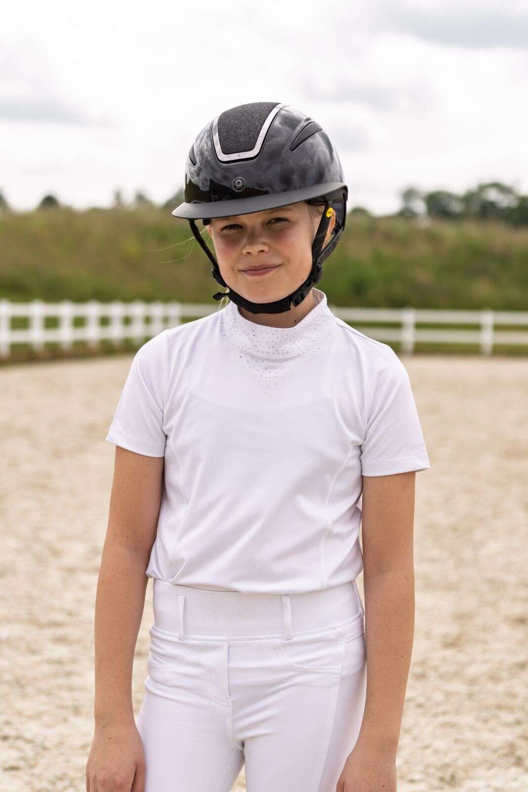 Equipage Tessa kortärmad tävlingströja för barn