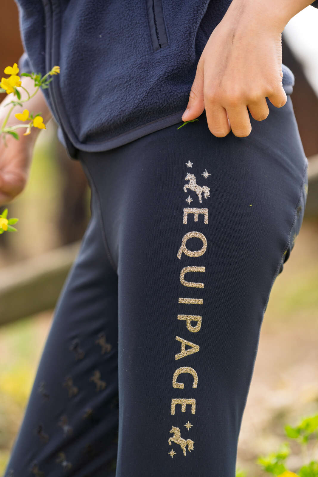 Equipage Maggie Reitleggings mit vollem Griff für Kinder