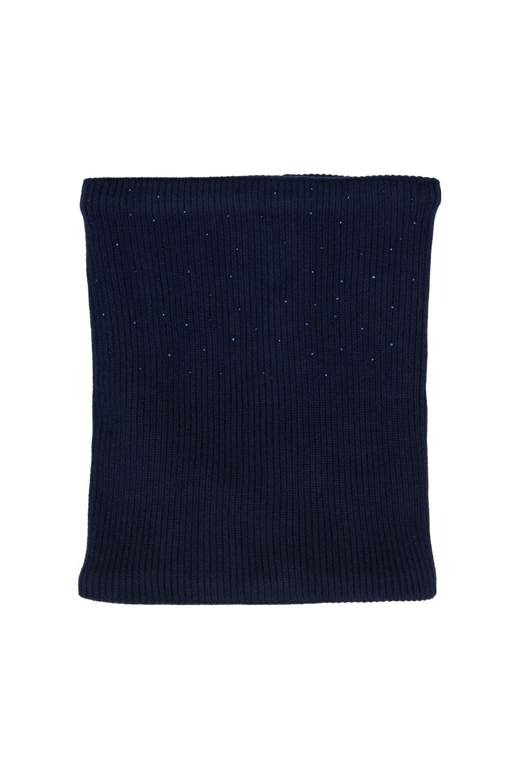 Equipage Vainy knitted neck tube with rhinestones