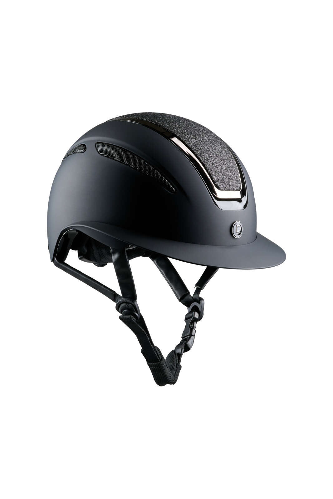 Equipage Guardian ridehjelm, Mat, Glitter top