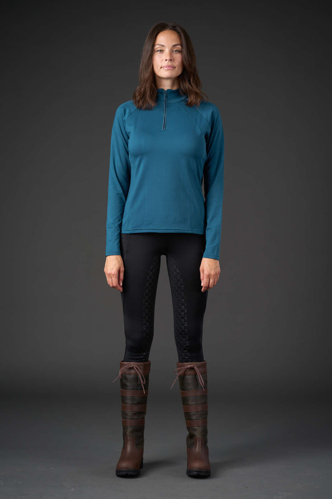 Equipage Redmond langærmet trøje, half zip