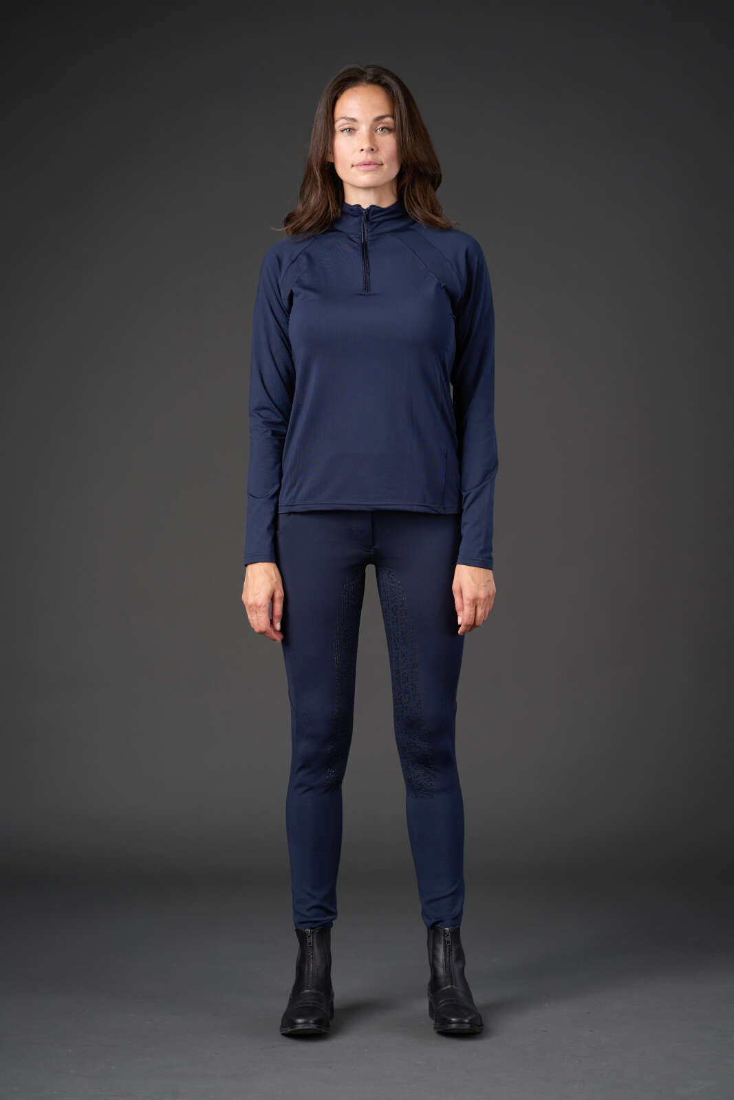 Equipage Redmond långärmad tröja, half-zip