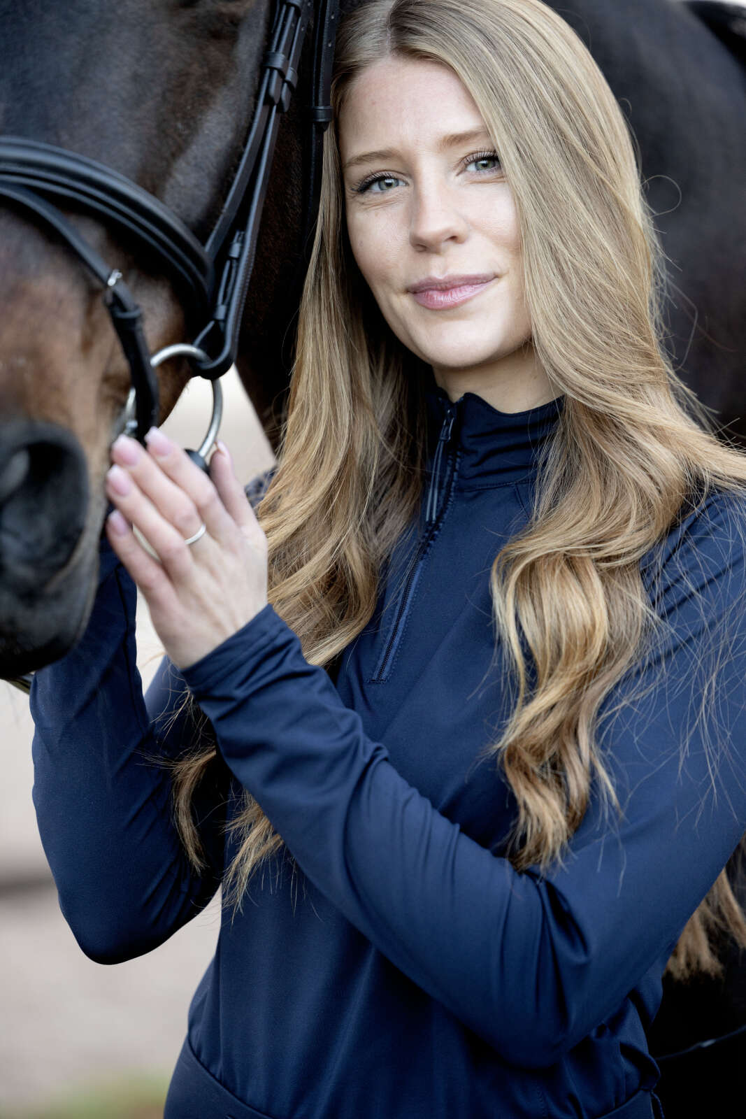 Equipage Redmond långärmad tröja, half-zip