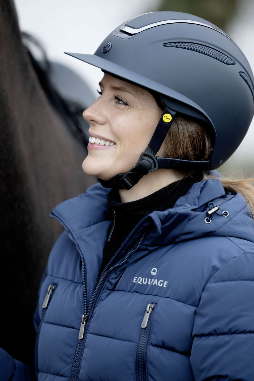 Equipage Mips Guardian ridehjelm matt finish plain