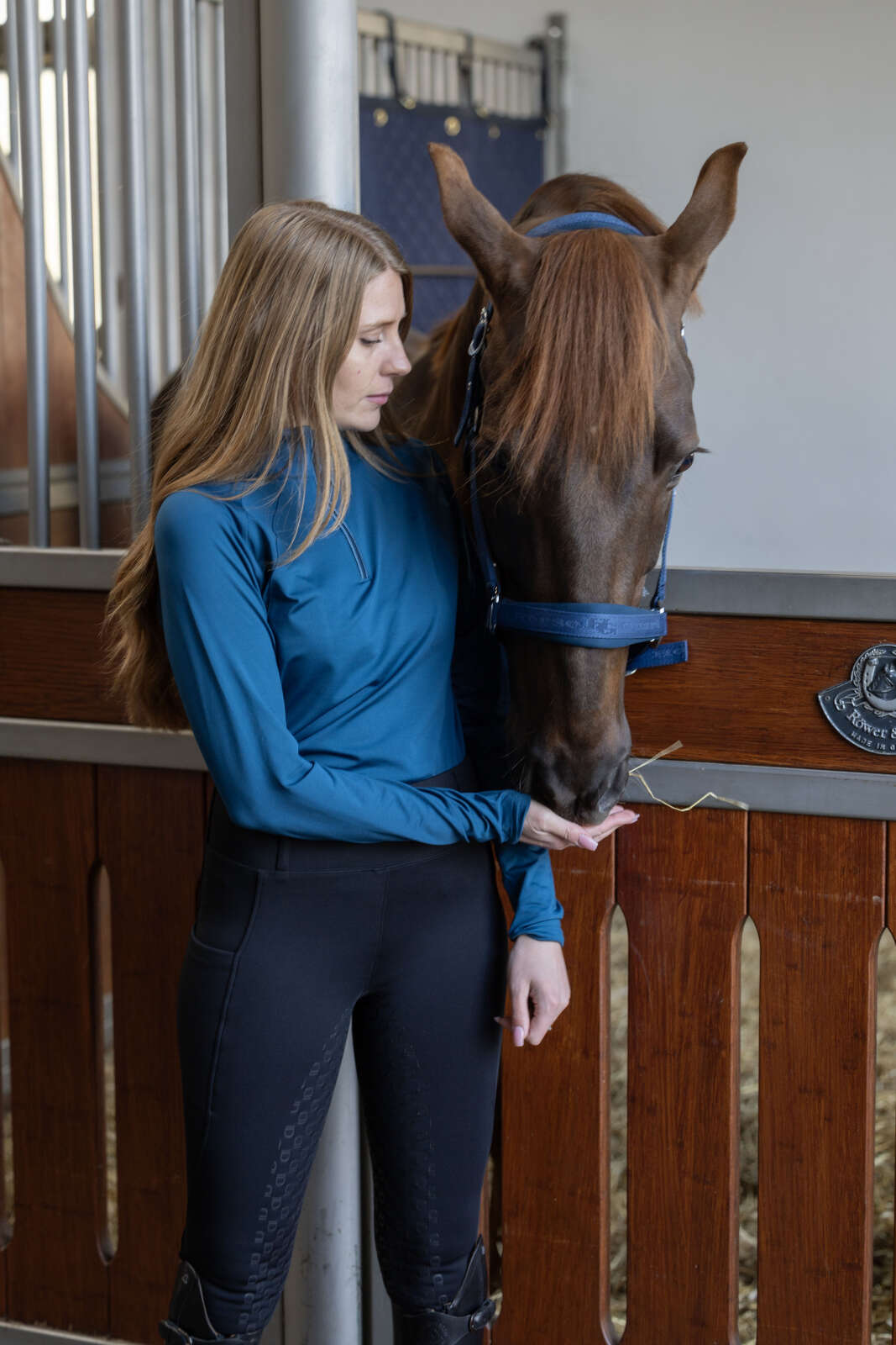 Equipage Redmond langærmet trøje, half zip