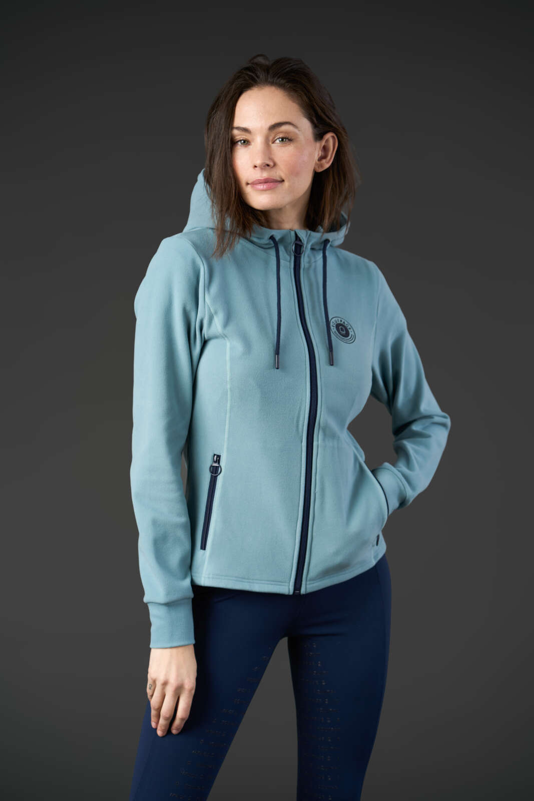Equipage Abigail hettegenser med glidelås
