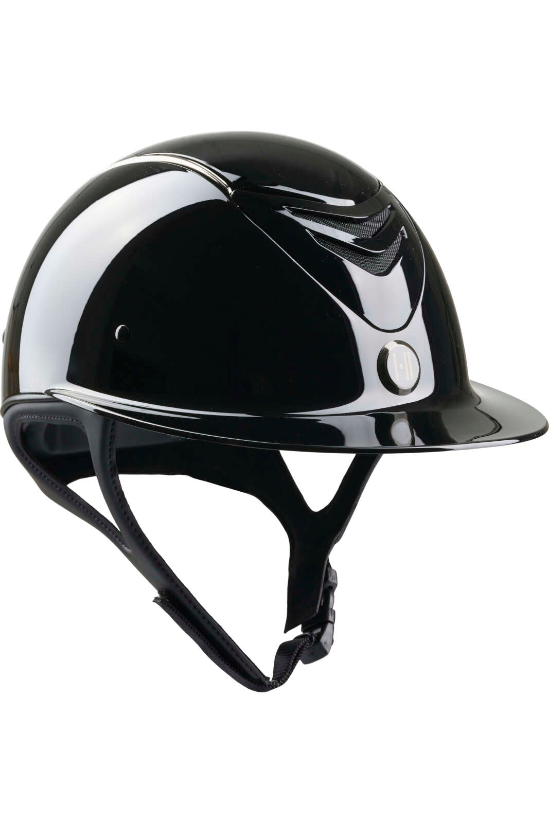 One K Avancé-ridehjelm - glossy top, krom pipe