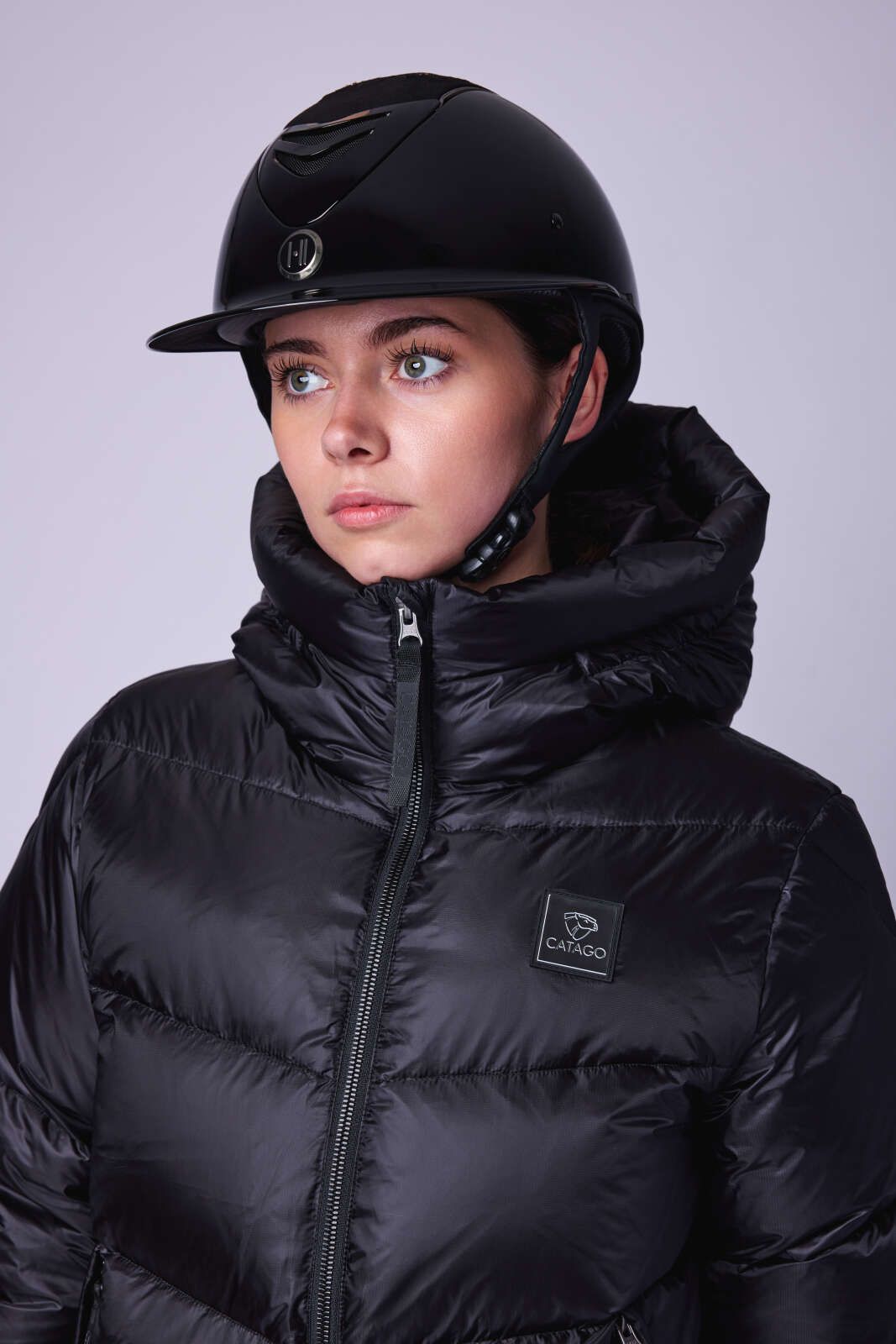 One K Avancé Reithelm – Besticktes Top, Chrompaspel