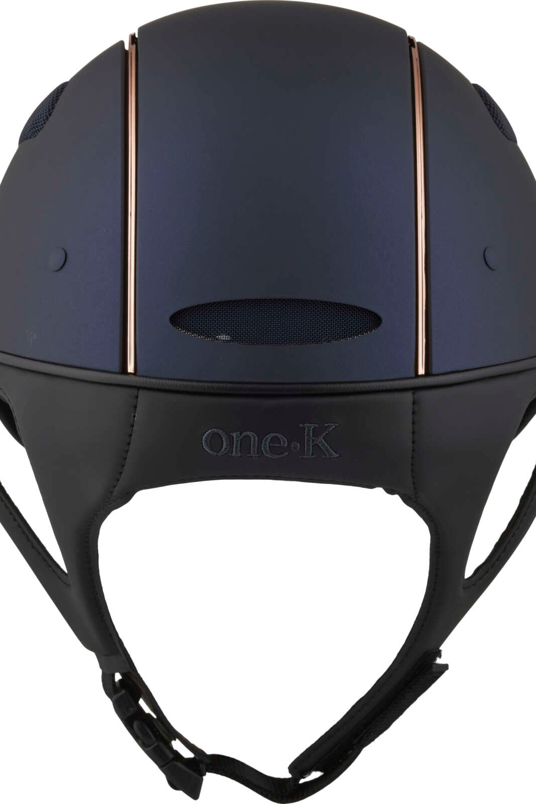 One K Defender Pro ridehjelm - mat top, rosegold pipe