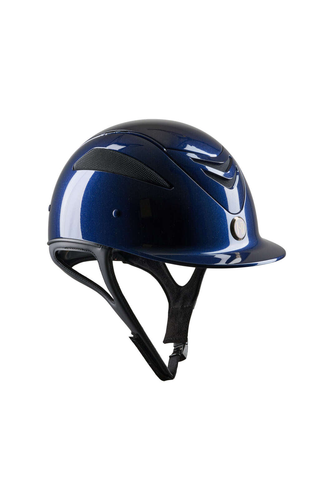 One K Defender Pro ridehjelm Glossy med shimmer effekt