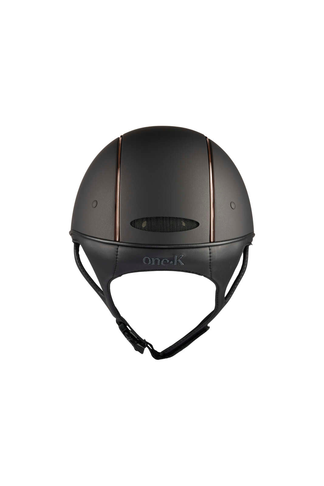 One K MIPS Defender-ridehjelm - mat top, rosegold pipe