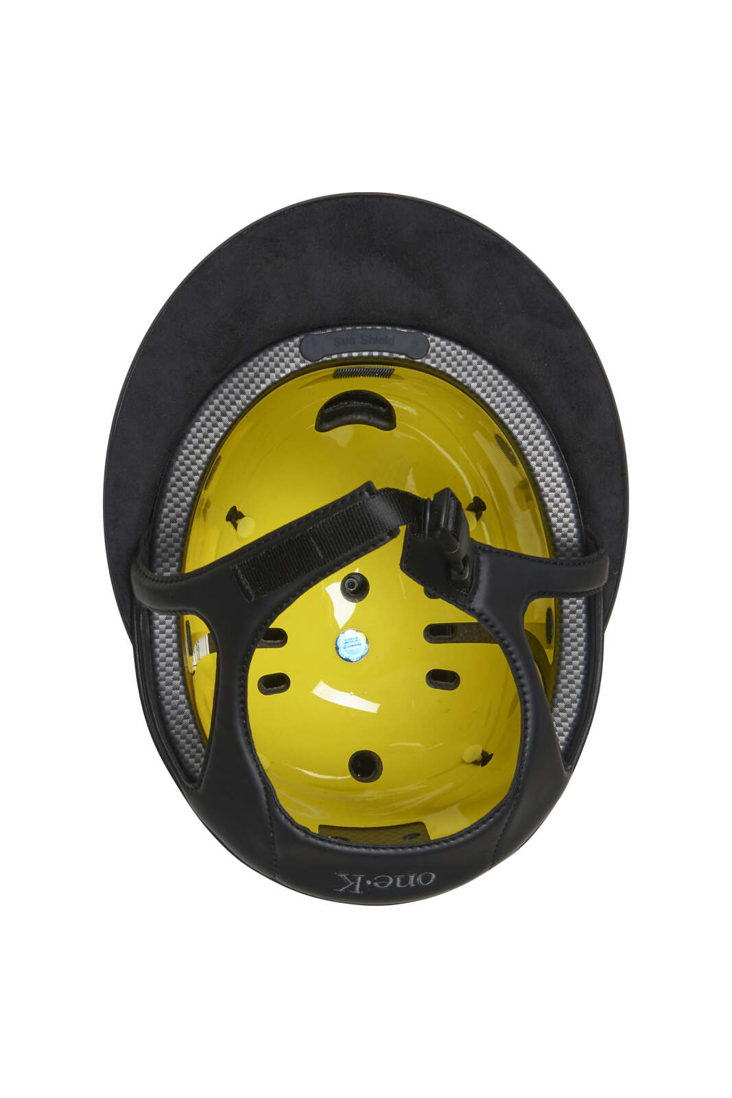 One K Mips Avancé riding helmet - matt top, chrome pipe