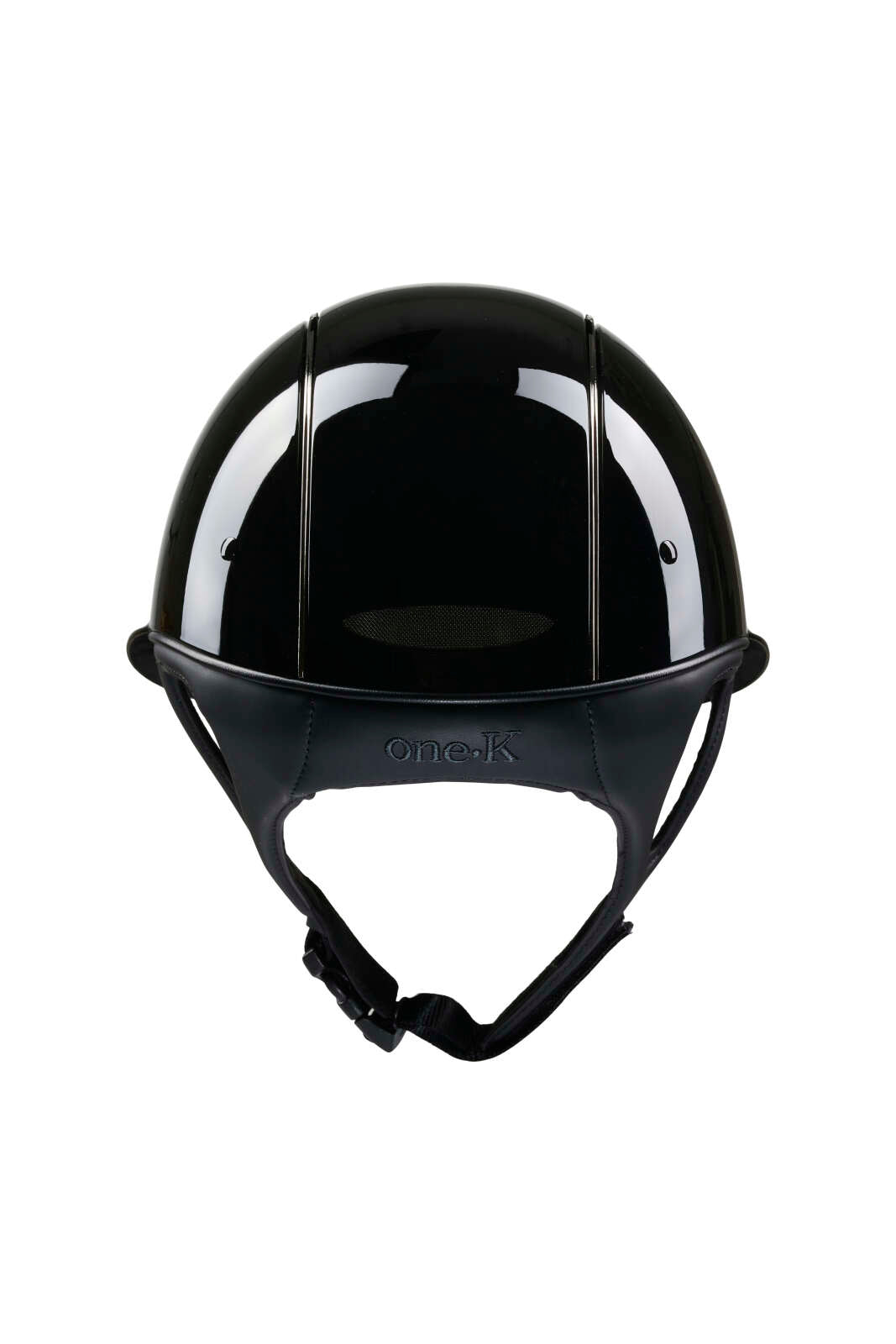 One K MIPS Avancé riding helmet - glossy top, chrome pipe