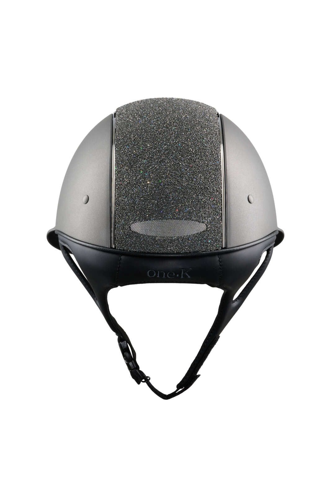 One K MIPS Avancé riding helmet - Glitter silver