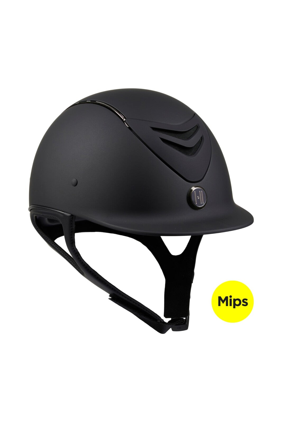 One K MIPS Defender ridehjelm - mat top, krom pipe