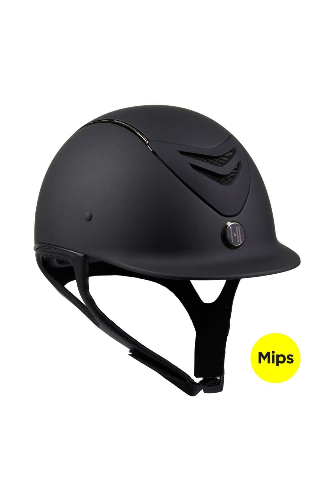 One K MIPS Defender Reithelm - mattes Oberteil, Chrom Pipe