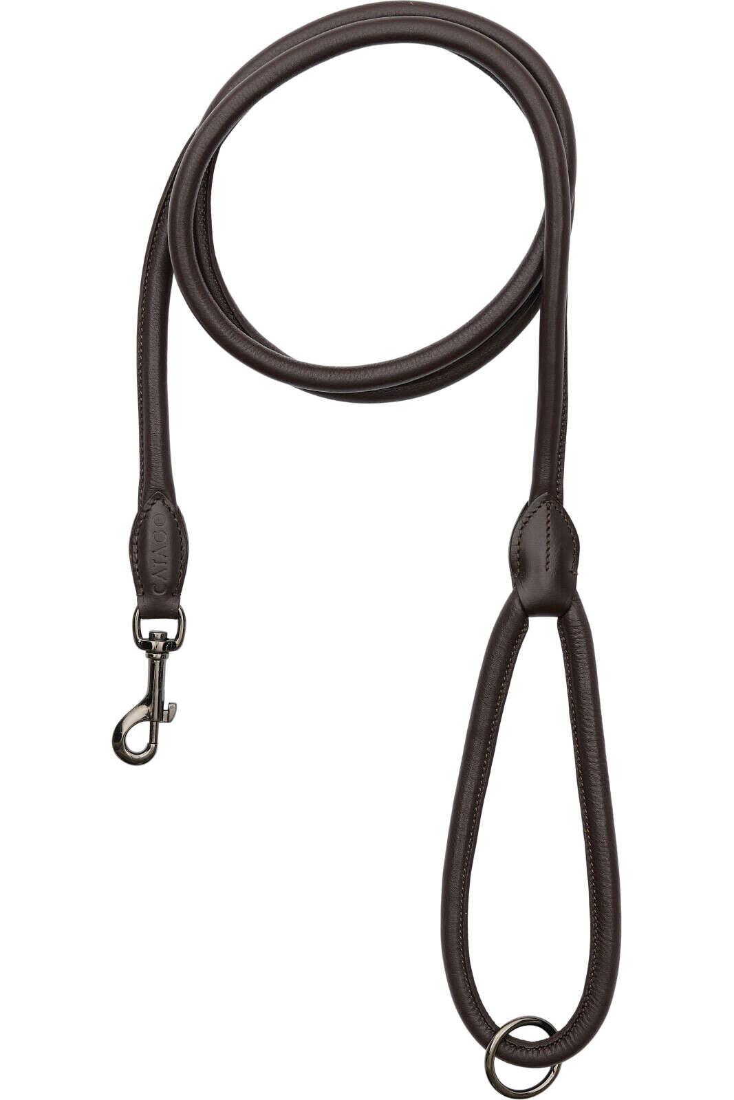CATAGO Leather round dog lead 2m