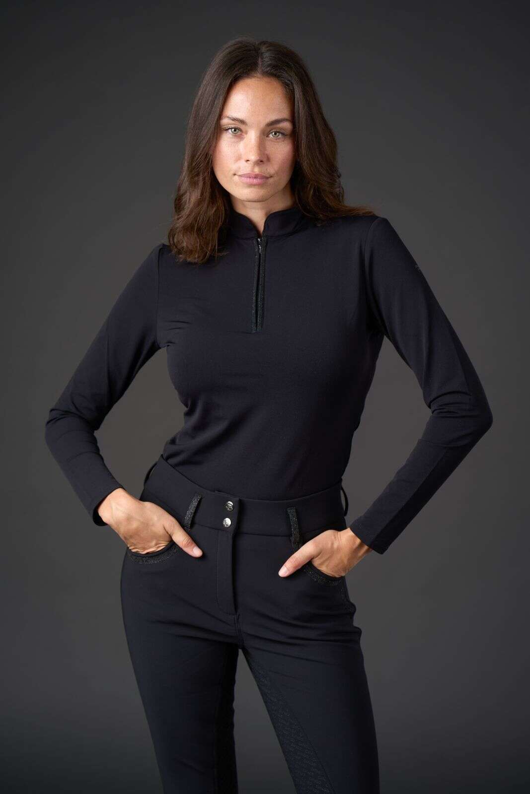 Catago Vinica ridtröja med half-zip