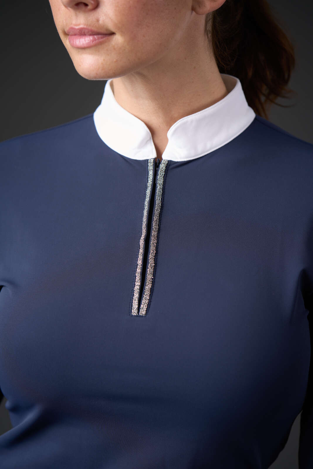 CATAGO Vinica ridebluse med half-zip