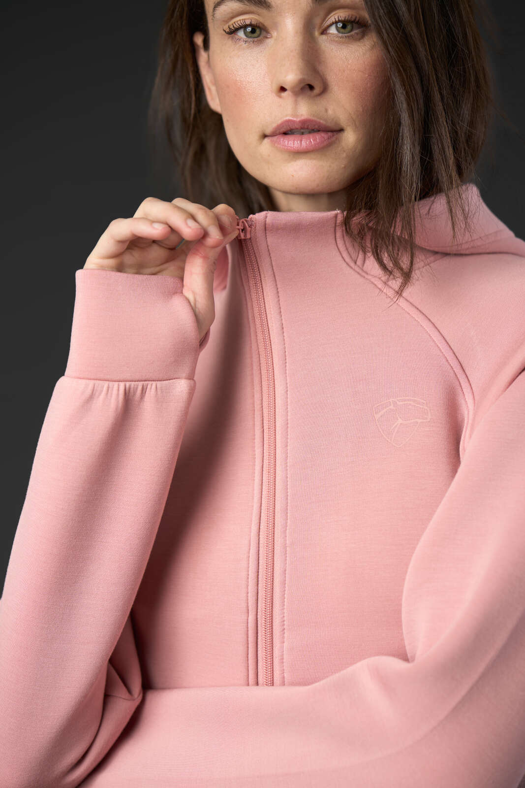 Catago Amara hoodie med dragkedja
