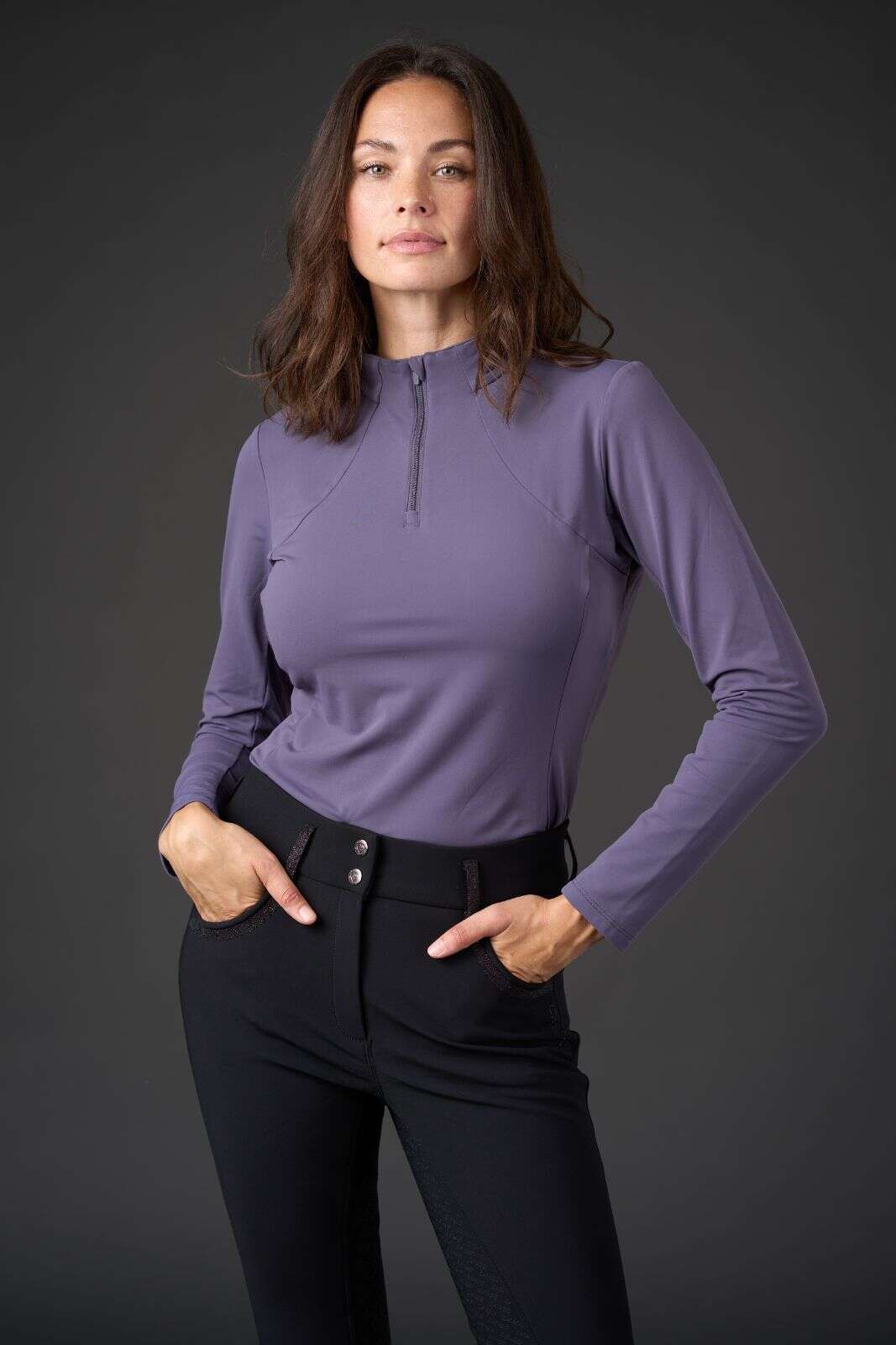 Catago Everett långärmad tröja, half-zip